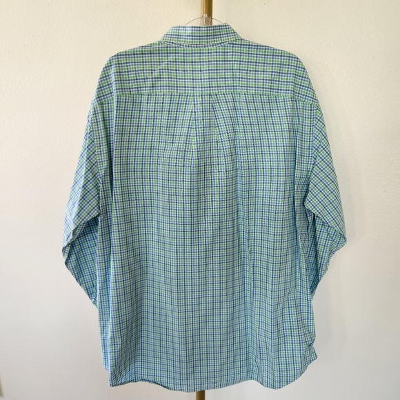 Vineyard Vines Classic Fit Murray Shirt Mens Size XL Blue Green Plaid - Picture 6 of 6